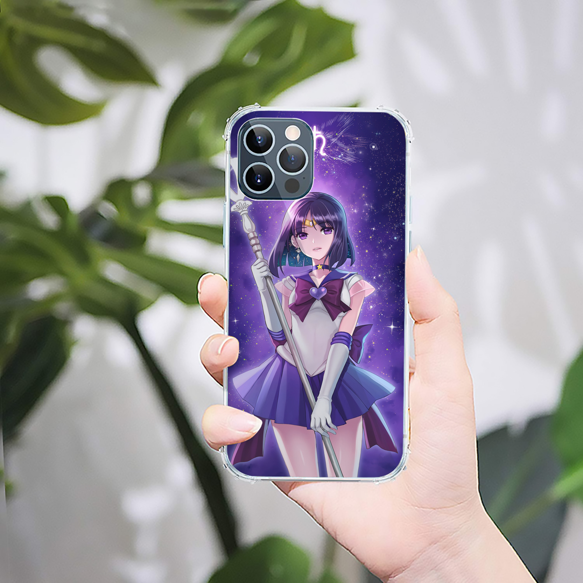 （画像用） 美少女戦士セーラームーン Sailor Moon 【iPhone 12シリーズ対応】透明スマホケース（クリアソフトケース）
